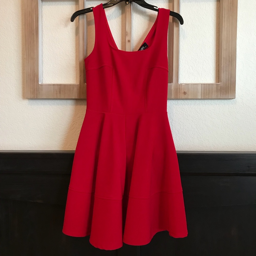 LuLus red dress
